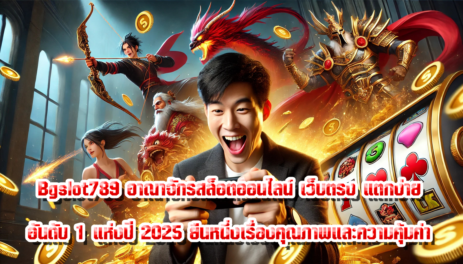 Bgslot789 อาณาจักรสล็อตออนไลน์ เว็บตรง แตกง่าย อันดับ 1 แห่งปี 2025 ยืนหนึ่งเรื่องคุณภาพและความคุ้มค่า